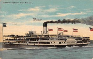 White Star Line Steamer Greyhound Vintage Postcard AA56330