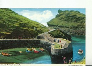 Cornwall Postcard - Boscastle Harbour - Used Postcard - Ref TZ10593