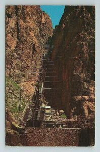 Royal Gorge Incline Railway, Train, Canon City, Colorado, Postcard