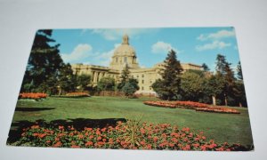 Legislative Building Edmonton Alberta Canada Postcard Grant-Mann Lithographies