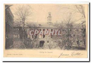 Old Postcard Peronne Peronne College