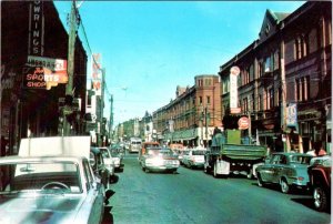 St John's, Newfoundland Canada WATER STREET SCENE Sports Shop~VOOM  4X6 Postcard