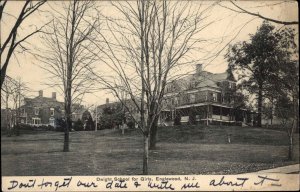 Englewood New Jersey NJ Dwight School For Girls c1910 Postcard