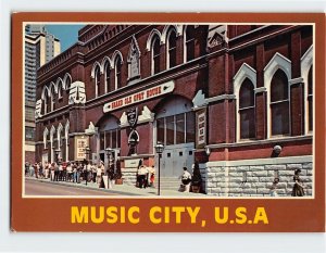 Postcard Music City City, U.S.A., Nashville, Tennessee