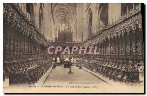 Old Postcard Auch Cathedrale St. Mary Choir