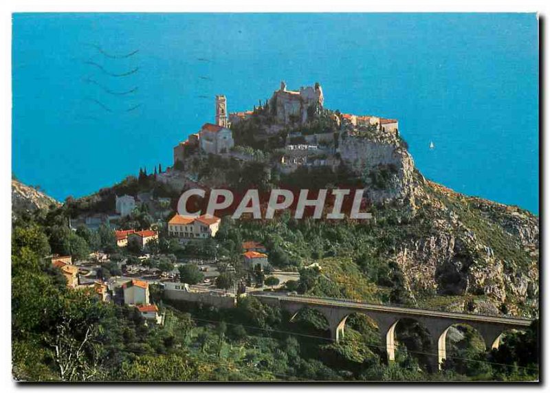 Modern Postcard Eze Village French Riviera Le Nid d'Aigle