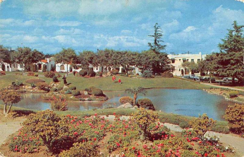 Santa Monica California Douglas Park Scenic View Vintage Postcard JD228015