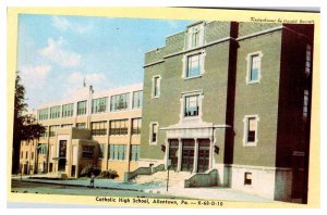 Postcard SCHOOL SCENE Allentown Pennsylvania PA AU3412