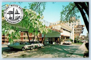 Chevy Chase Maryland MD Postcard In Town Chevy Chase Motor Hotel Exterior c1960s