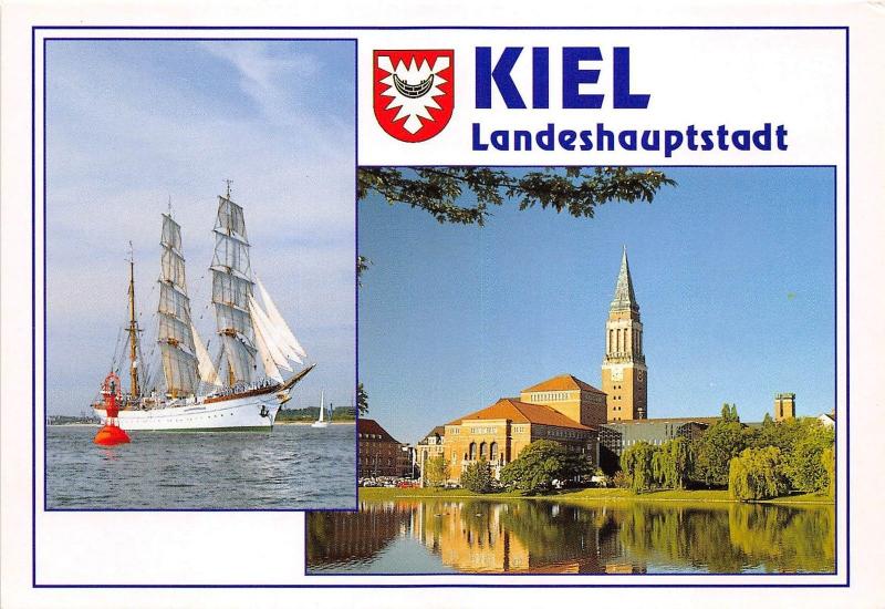 GG1633 kiel landeshauptstadt ship bateaux    germany