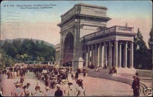 San Francisco, Ca., Golden Gate Park, BANDSTAND (1930s)