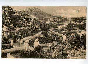247250 ITALY CAPRI view Vintage postcard