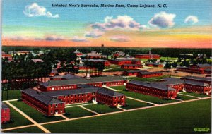 USA Enlisted Men's Barracks Marine Base Camp Lejeune North Carolina Linen 09.81