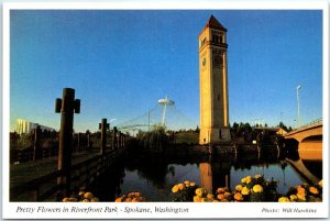 M-49294 Pretty Flowers in Riverfront Park Spokane Washington