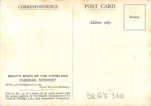 BR67310 cheddar somerset  uk 14x9cm