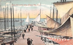 Yacht Pier at the Inlet Atlantic City, New Jersey  