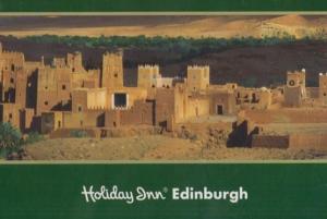 Holiday Inn Hotel Advertising Edinburgh Postcard