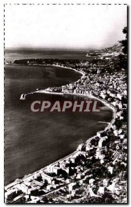 Menton Old Postcard General view and Cop Martin