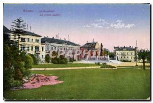 Old Postcard Worms Place Lather