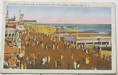 K3959     ASBURY  PARK,  N.J.    POSTCARD,   BOARDWALK