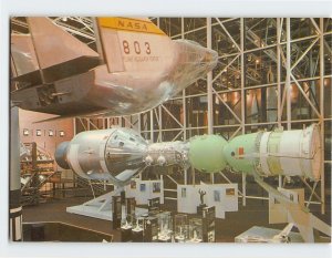 Postcard American Apollo and Russian Soyuz spacecraft, Washington, D. C.