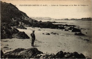 CPA PLESTIN-les-GREVES Greve de l'Armorique et la Baie de Locquirec (1296077)