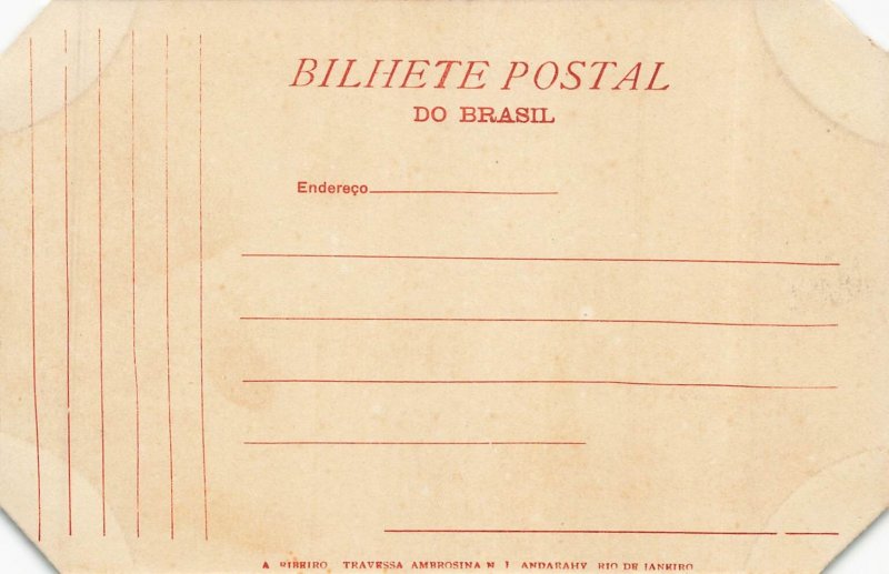 Rio de Janeiro Brazil~Avenida Central~1900s Ribbiro Postcard