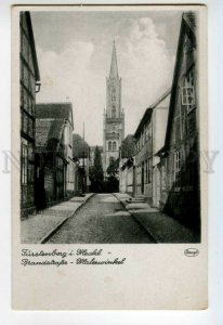 491013 Germany Furstenberg Mecklenburg Brandstrasse Cathedral Vintage postcard