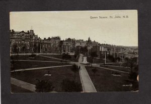 NB Queen Square St John New Brunswick Carte Postale Postcard