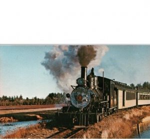 Edaville Railroad Number 7 Near South Carver Massachusetts  Postcard