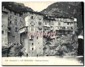 Old Postcard Dauphine Pont en Royans Vercors