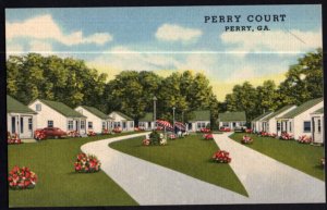 Georgia PERRY Perry Court 1 Block South of U.S. 41 on Ga. 7 and U.S. 341 - LINEN