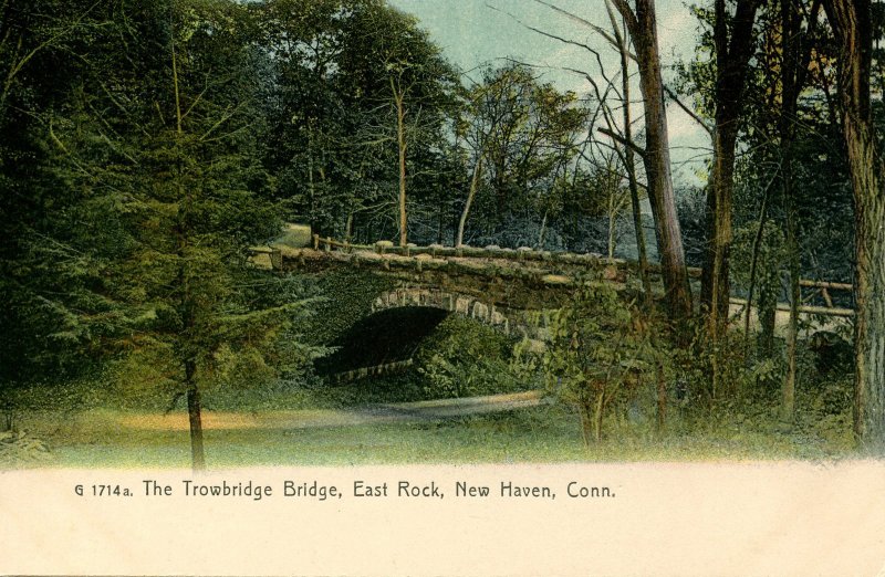 CT - New Haven - East Rock, The Trowbridge Bridge