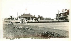 Australia Victoria Bowling Green Queenscliff 1930s RPPC Photo Postcard 22-5290