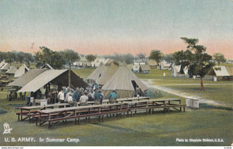 U,S. Army, In Summer Camp, 1900-10s; TUCK 2597