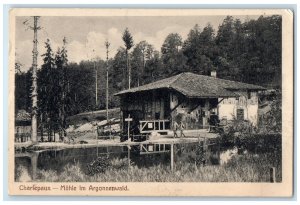 1915 Mill in Argonne Forest Charlepaux Paris France WW1 Soldier Mail Postcard