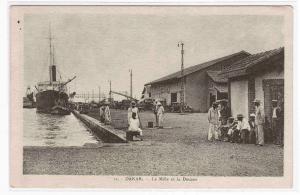 Le Mole et la Douane Port Dakar Senegal postcard