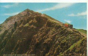 Wales Postcard - The Summit of Snowdon - Caernarvonshire - Ref TZ9338