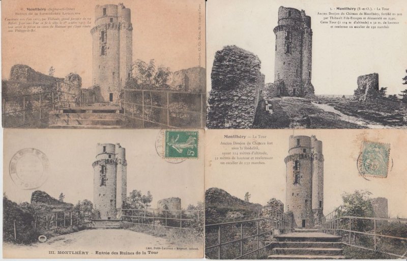 MONTLHERY ESSONNE (DEP.91) 200 Postcards pre-1940 (L5950)