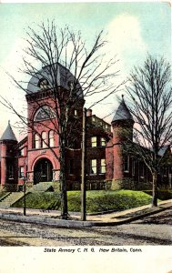 New Britain, Connecticut - A view of the State Armory - c1905