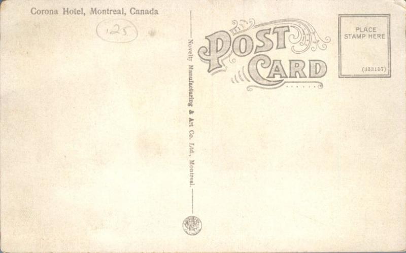 Summer Garden at Corona Hotel - Montreal QC, Quebec, Canada