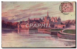 Old Postcard Chateau De Chantilly