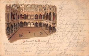 Antwerp Belgium Bourse Interior View Antique Postcard J60776