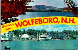 Greetings From Wolfeboro New Hampshire Split View