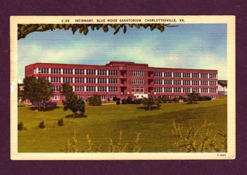 VA Infirmary Sanatorium CHARLOTTESVILLE VIRGINIA Linen