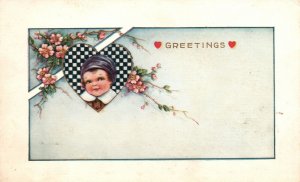 Greetings Letter For A Special Birthday Celebration Graduation Vintage Postcard