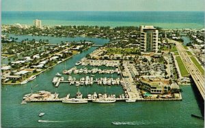 Pier 66 Hotel Marina Fort Lauderdale Florida FL Aerial View UNUSED Postcard F99