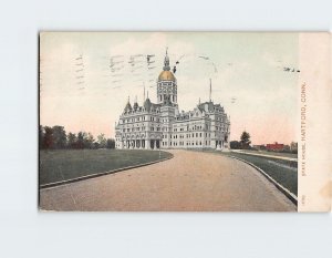 Postcard State House Hartford Connecticut USA