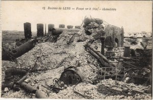 CPA Ruines de LENS-Fosse-chaudiére (44108)