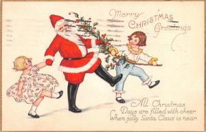 Santa Claus  postal marking on front